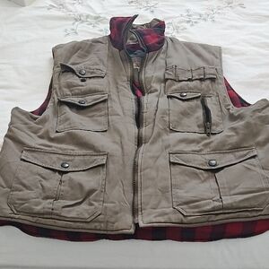 Ozark Trail Brown and Red Vest